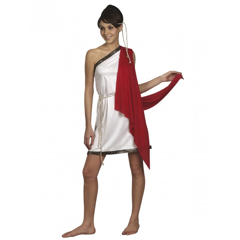 Rotes Römerinkostüm für Erwachsene