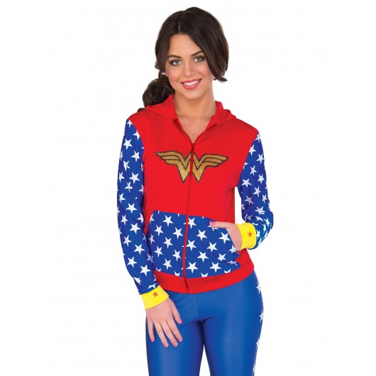 Sweatshirt mit Kapuze Wonder Woman Frau