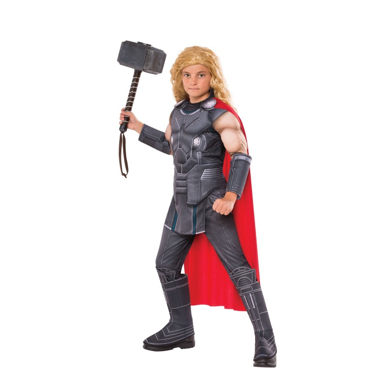 Thor Kostüm muskulös für Jungen