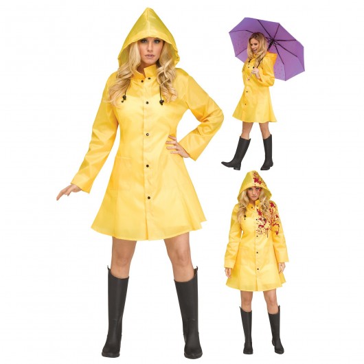 Gelbe Regenjacke für Damen