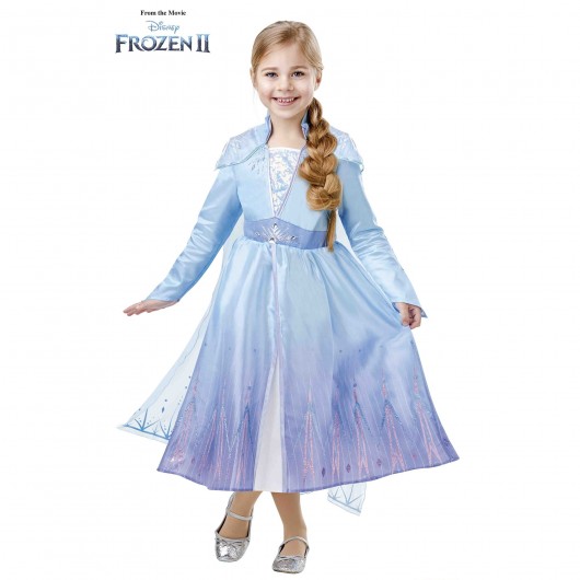 Elsa Travel Deluxe Kostüm für Mädchen
