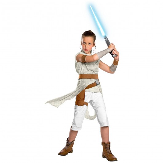 Rey Premium Kostüm Star Wars EP9 für Mädchen