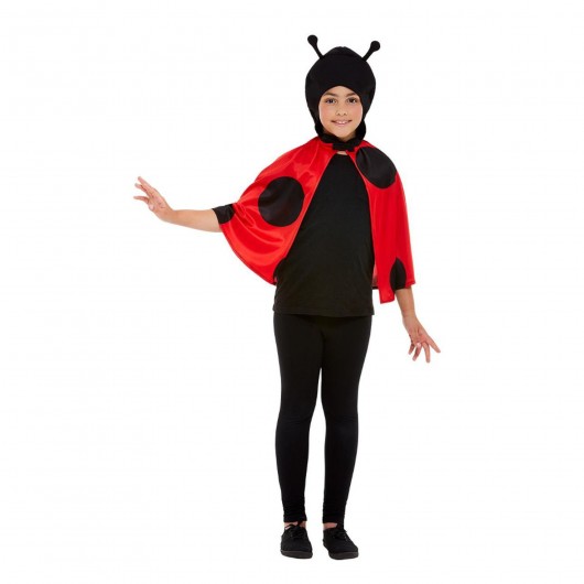 Kostüm Marienkäfer mit Kapuze für Kinder