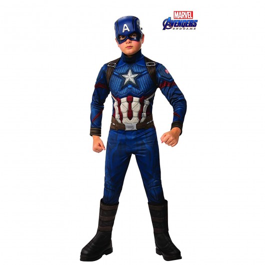 Kostüm Captain America Endgame Premium für Jungen