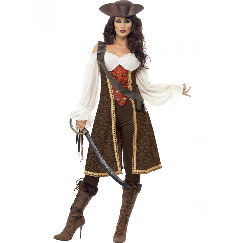 Kostüm Piratin Des Ozeans für Damen