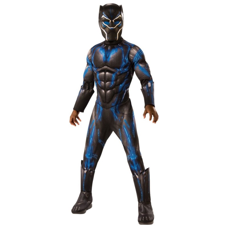 Kostüm Black Panther Kampfanzug für Jungen