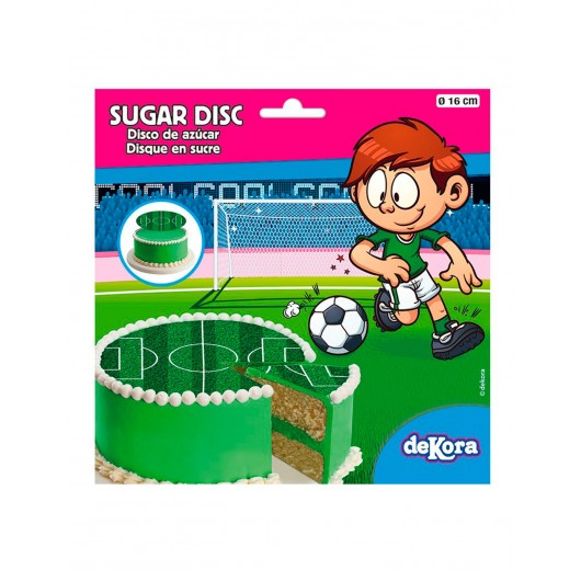Zuckeroblate Fußball 16 cm