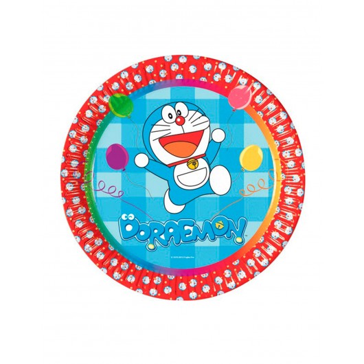 10x Teller Doraemon 20 cm