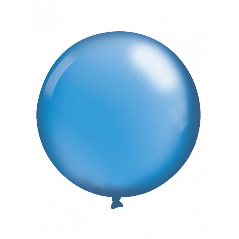 76cm blauer Riesenluftballon in Tüte