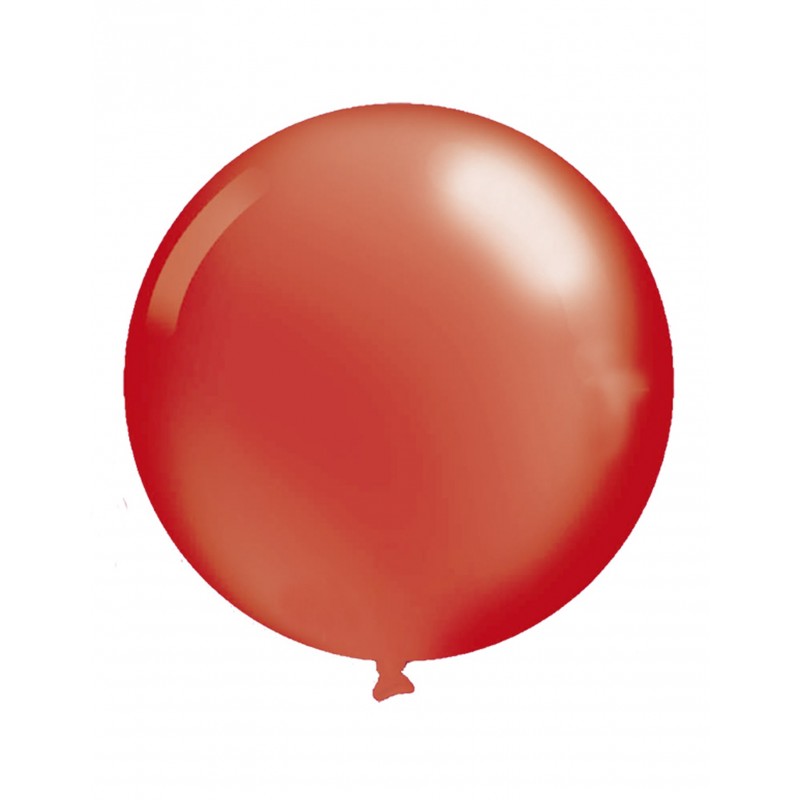60 cm roter Riesenluftballon in Tüte