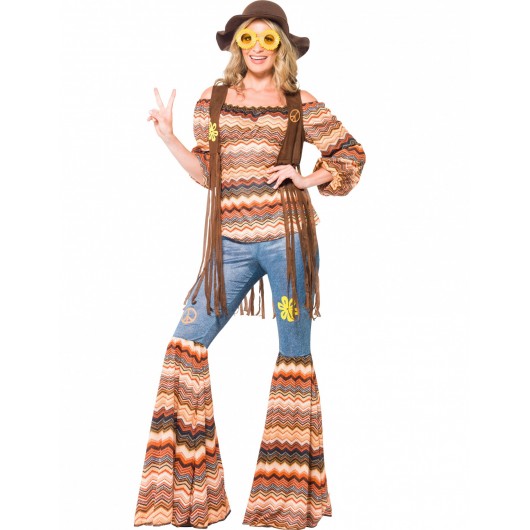 Kostüm Hippie Elefantenfuss für Damen