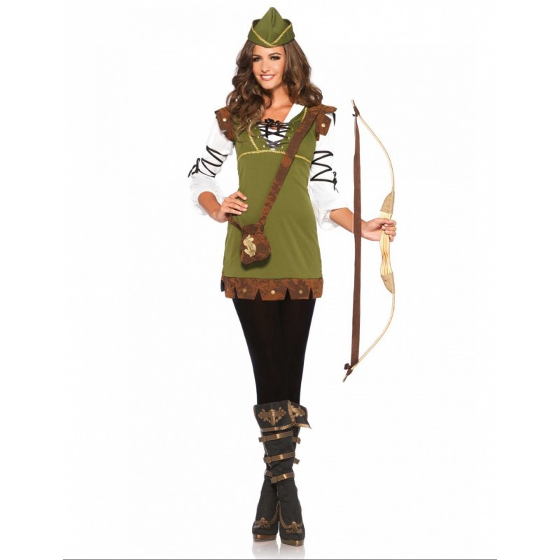 Kostüm Robin Hood klassisch für Frauen