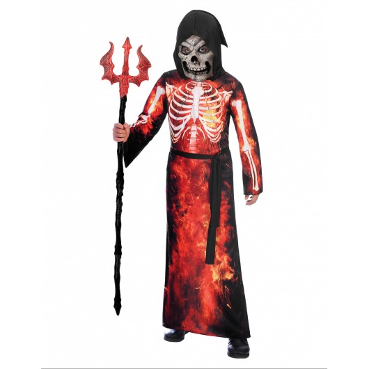Flammender-Tod-Kostüm Jungen