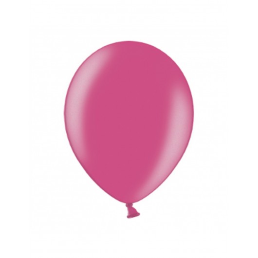 8x Luftballon pink metallic premium 30 cm