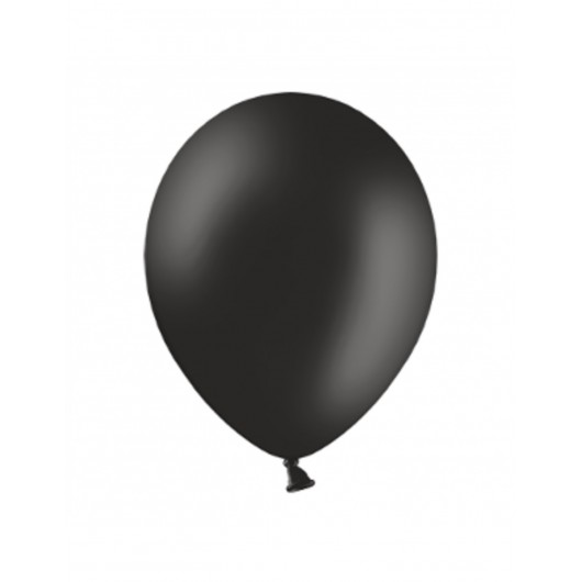 8x Luftballon schwarz premium 30 cm