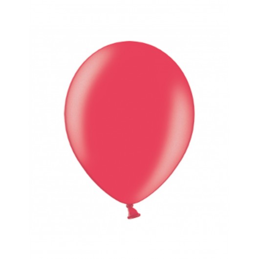 8x Luftballon rot metallic premium 30 cm