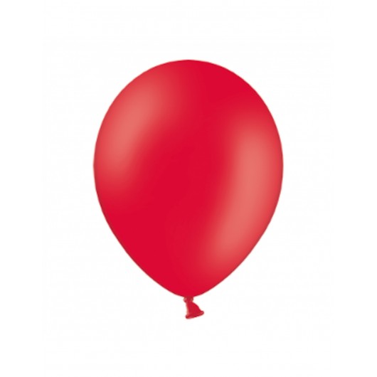 8x Luftballon rot pastell premium 30 cm