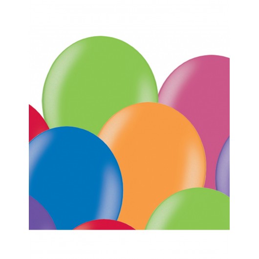 8x Luftballon unsortiert metallic premium 30 cm
