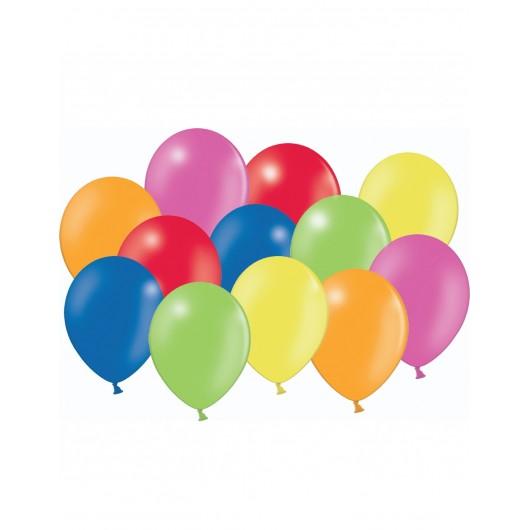 8x Luftballon unsortiert pastell premium 30 cm