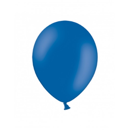 50x Luftballon königsblau metallic premium 30 cm