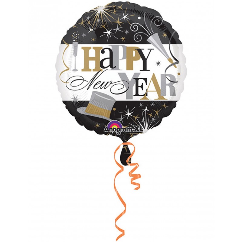 Mylar Luftballon Happy New Year