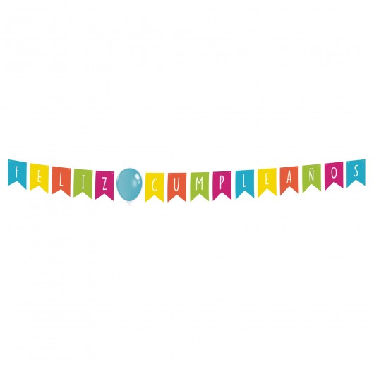 Banner 'Feliz Cumpleaños' Partyballons