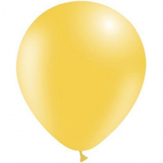 100x Latexballon sonnengeld 28 cm (Ballonia)