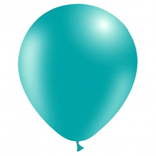 100x Latexballon hellblau 28 cm (Ballonia)