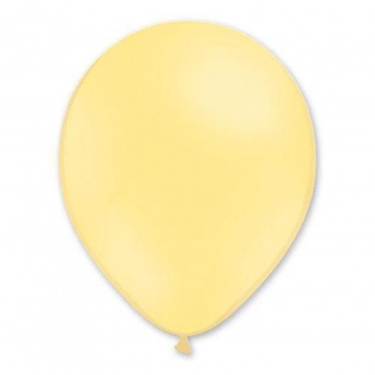 100x Latexballon elfenbein 13 cm (Ballonia)
