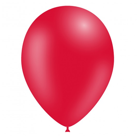 100x Latexballon rot 13 cm (Ballonia)
