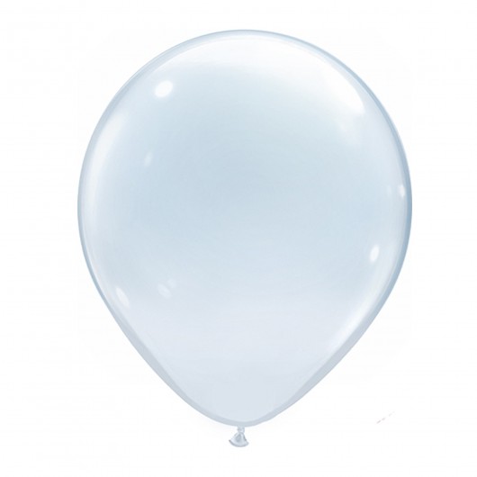 100x Latexballon transparent 28 cm (Ballonia)