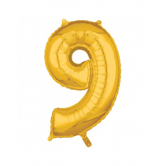 Ballon Nr. 9 gold