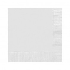 20x Serviette weiß 33 x 33 cm