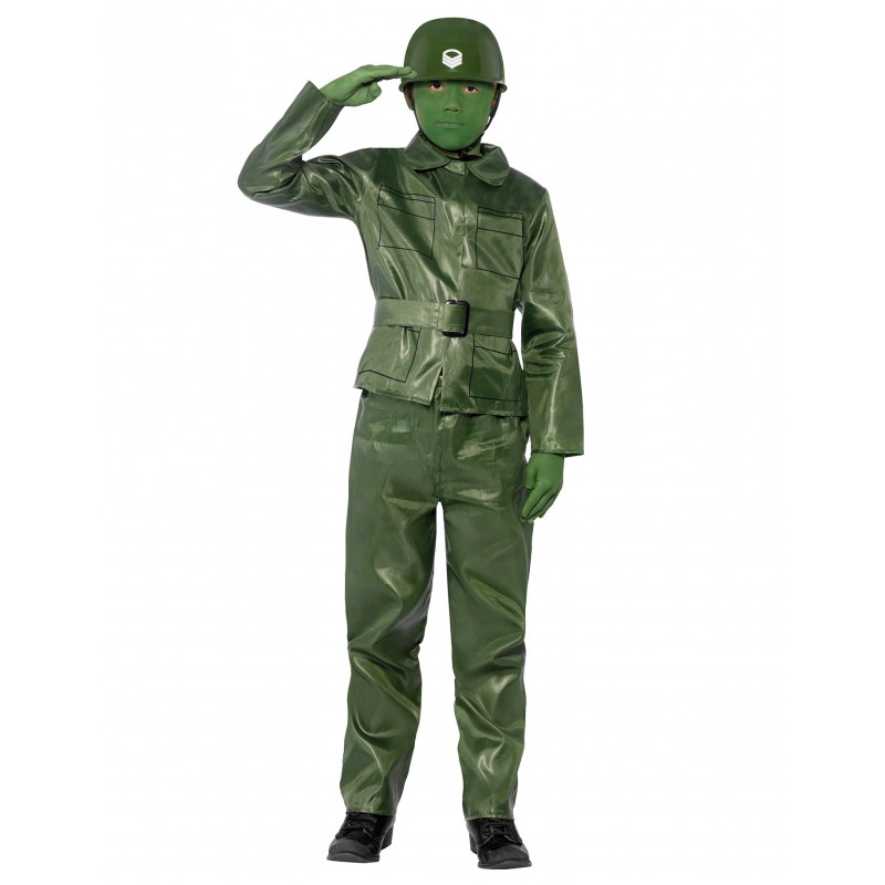 Kostüm grüner Soldat (4-6 Jahre)