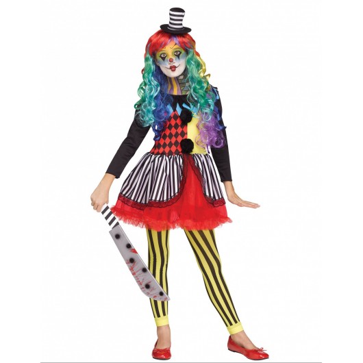 Kostüm Freak-Clown für Mädchen