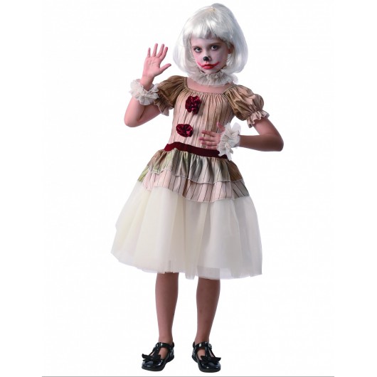 Kostüm creepy Clownsfrau