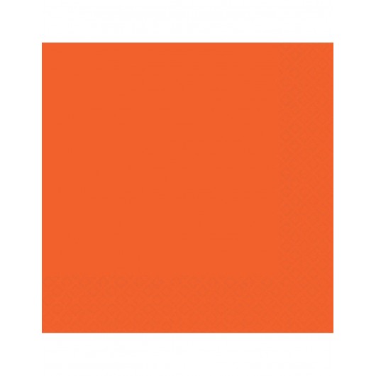 20x Servietten Orange 33x33cm