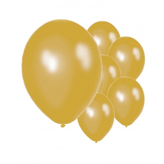 50x 28cm metallic goldene Luftballons