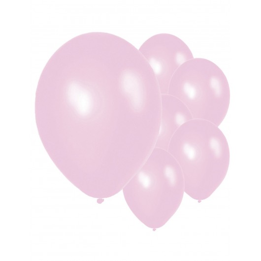 50x Latex Luftballons metallic Rosa, 30cm