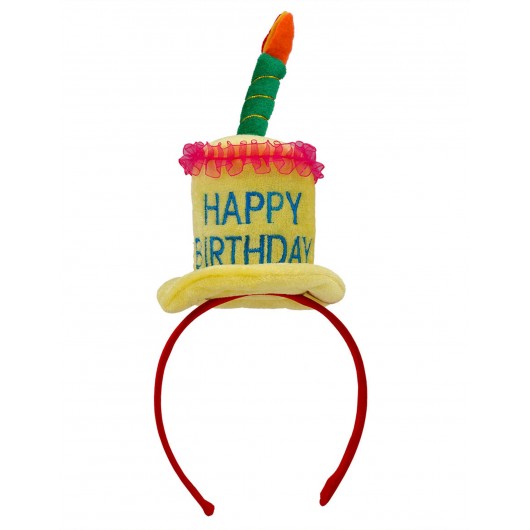 Haarreif Minihut ''Happy Birthday''