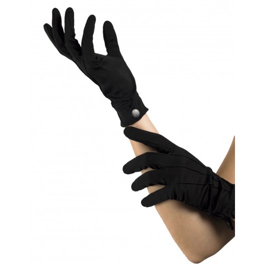 Schwarze, einfache Handschuhe
