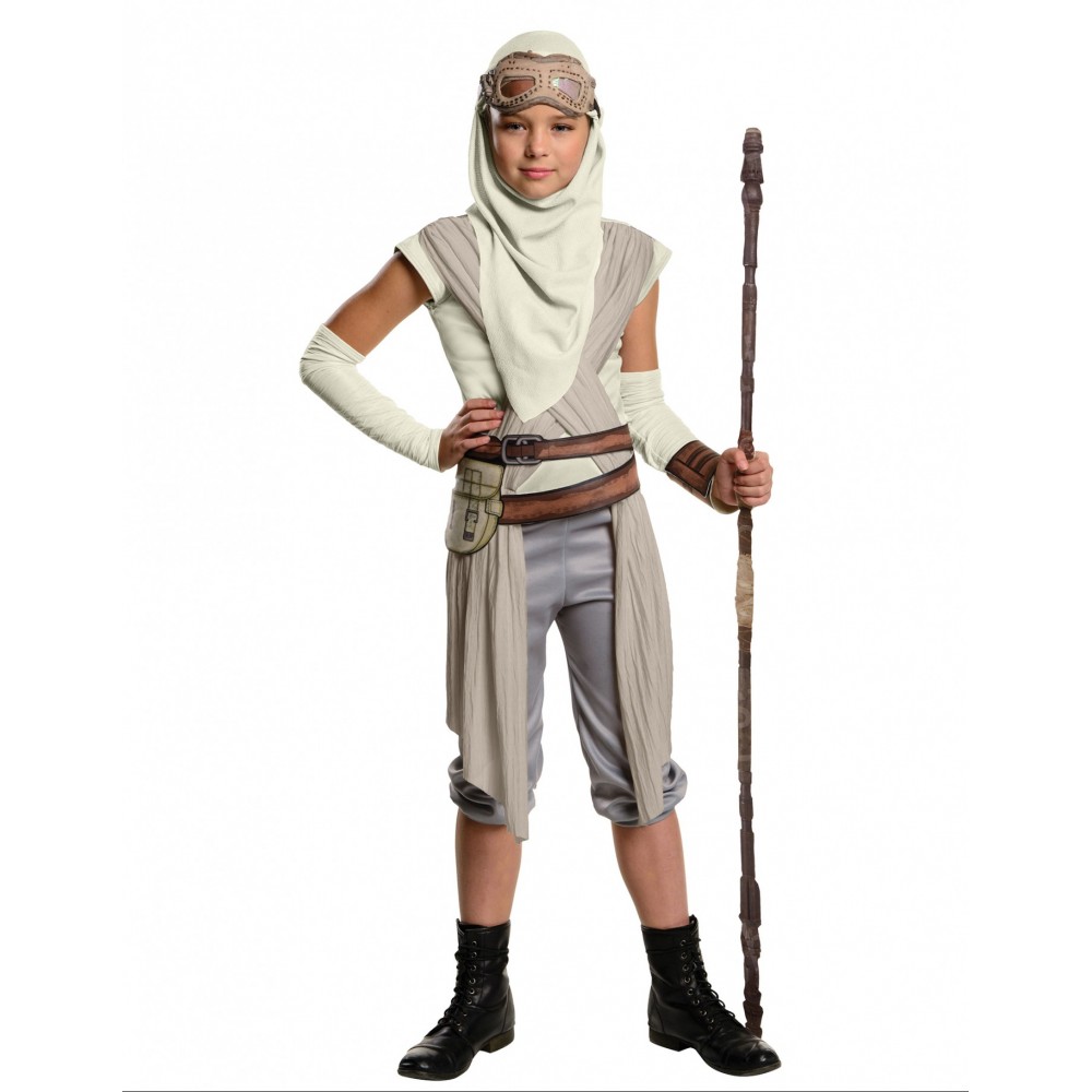 Rey Kapuze mit Maske aus Star Wars für Kinder