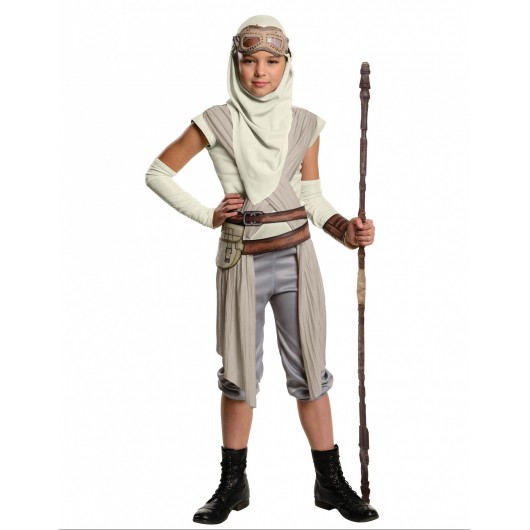 Rey Kapuze mit Maske aus Star Wars für Kinder