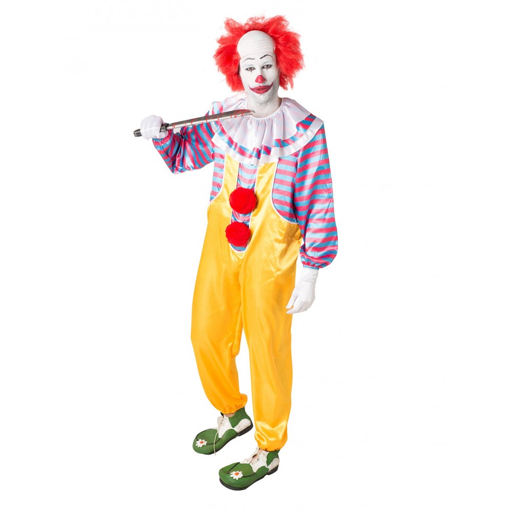 Horror Clown Kostüm für Herren (XS)