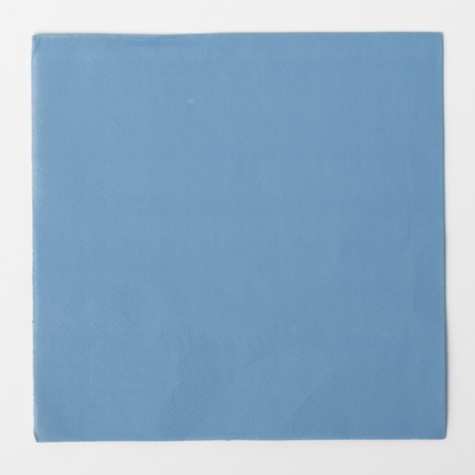 20x Serviette kreideblau 33 x 33 cm