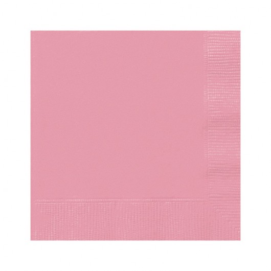 20x Serviette rosa 33 x 33 cm