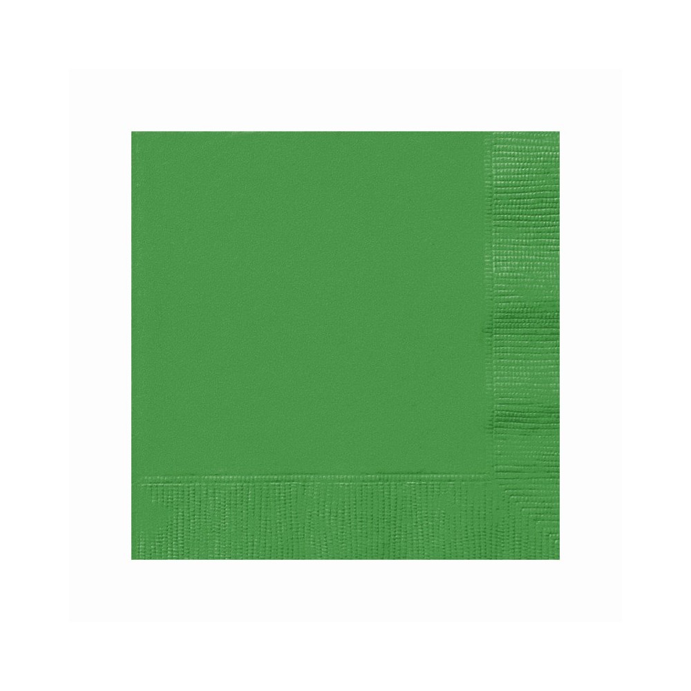 20x Serviette grün 33 x 33 cm