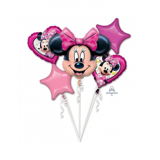 Kit 5 Luftballons Minnie Mouse