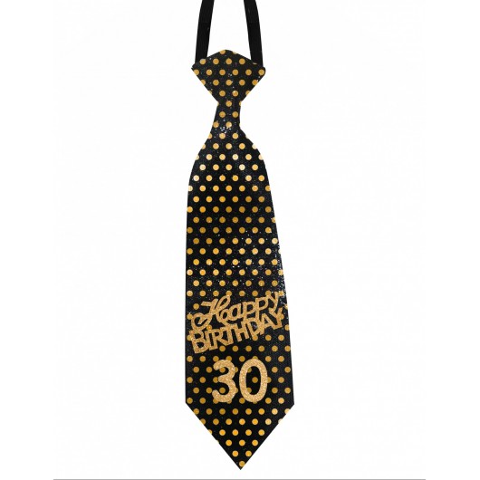 Krawatte schwarz ''30''