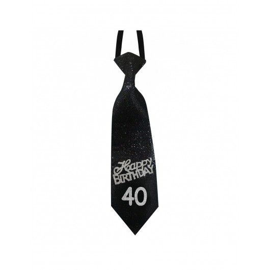Krawatte schwarz ''40''